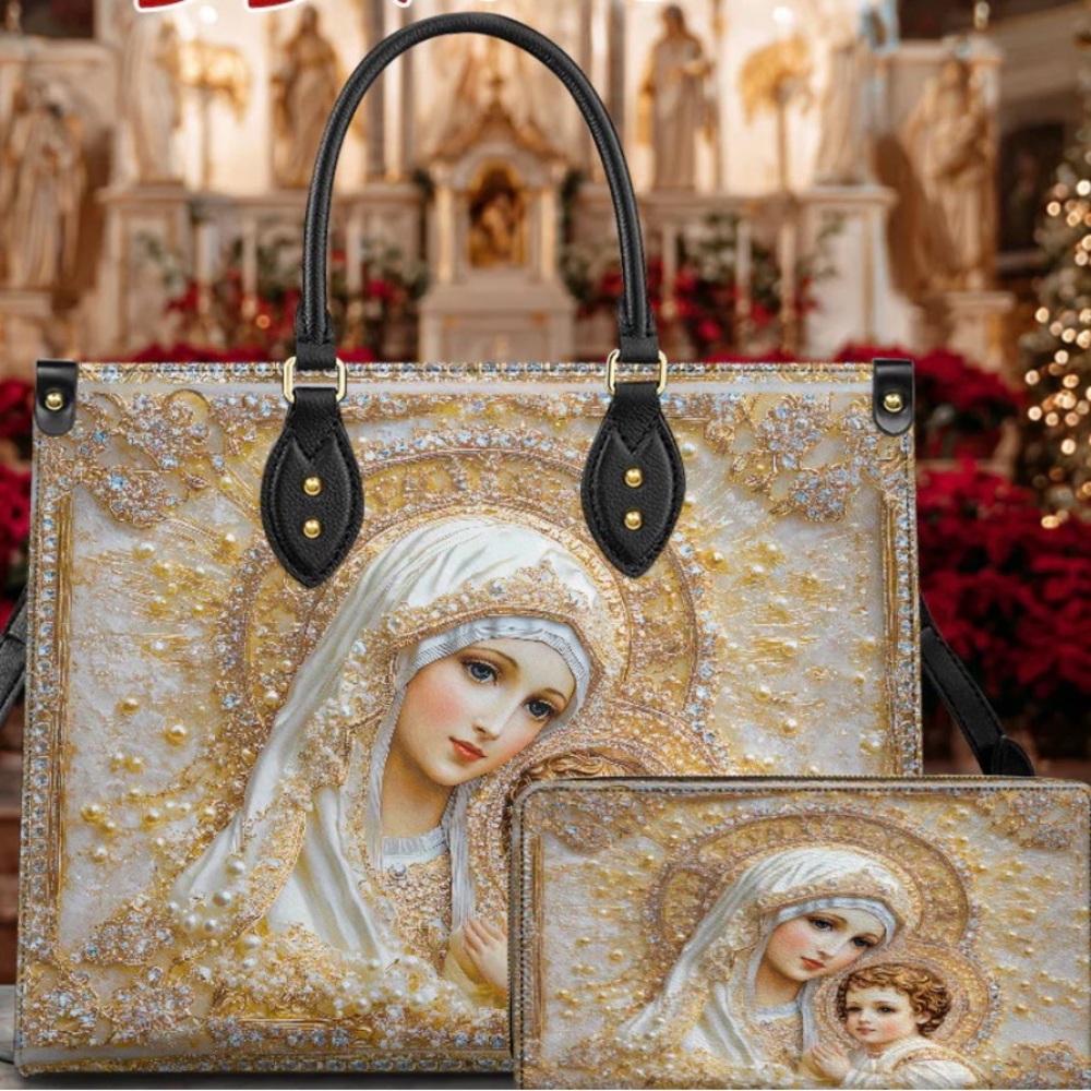 🎁 New - Blessed Mother / Religious Handbag Bundle